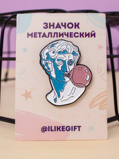 Значок «Sculptural head»