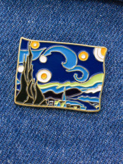 Значок «Van Gogh. Starry night» - Фото 1