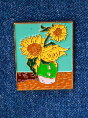 Значок «Van Gogh. Sunflowers» - Фото 1