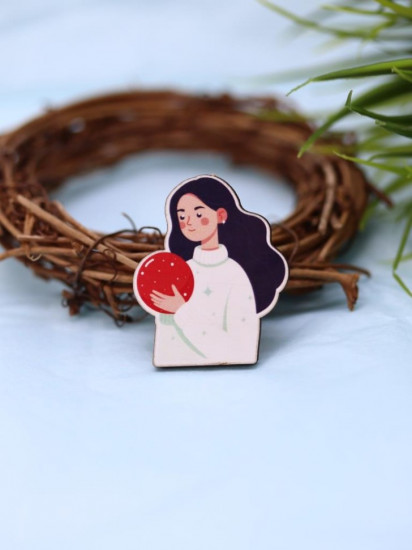 Значок ECO из дерева «Волшебство»