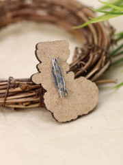 Значок ECO из дерева «Фыр фыр фыр» - Фото 1