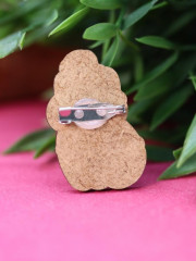 Значок ECO из дерева Cat and duck friends - Фото 4