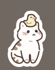 Значок ECO из дерева Cat and duck friends - Фото 5