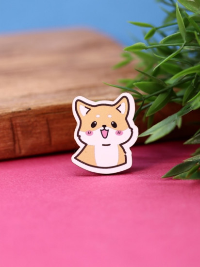 Значок ECO из дерева Fox love