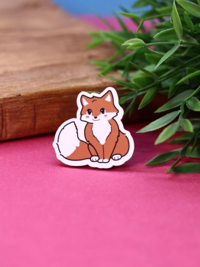 Значок ECO из дерева Foxy