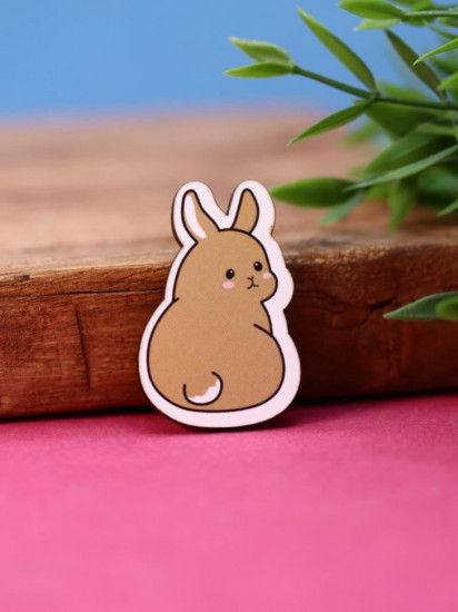 Значок ECO из дерева Little hare