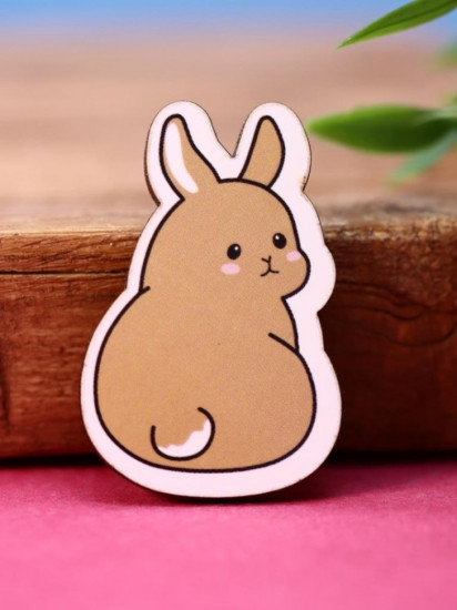 Значок ECO из дерева Little hare