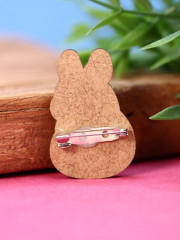 Значок ECO из дерева Little hare - Фото 4