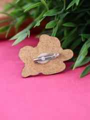 Значок ECO из дерева Lovely shiba inu - Фото 4