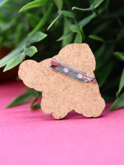 Значок ECO из дерева Rainbow Sloth - Фото 4