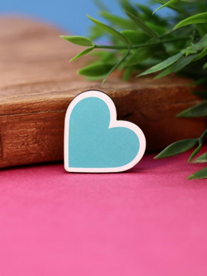 Значок ECO из дерева TIFFANY HEART