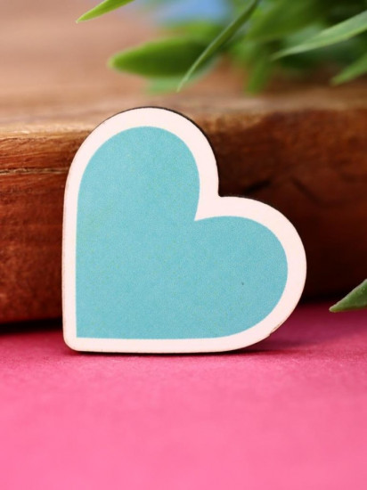 Значок ECO из дерева TIFFANY HEART