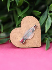 Значок ECO из дерева TIFFANY HEART - Фото 4