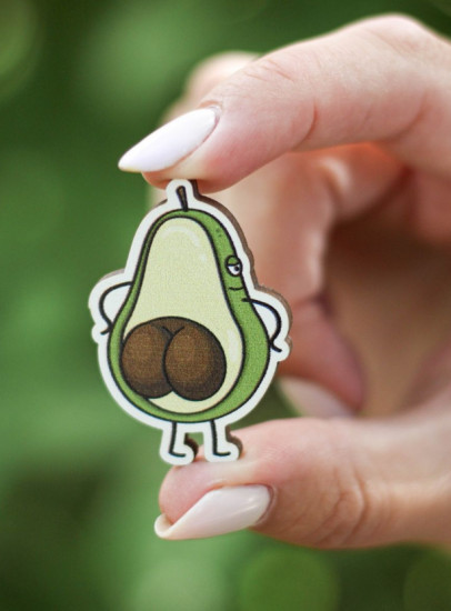 Значок «Funny avocado»