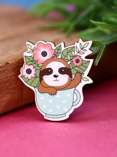 Значок «Sloth in flowers»