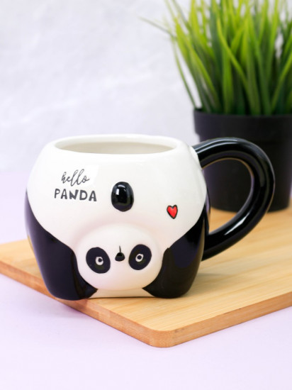 Кружка керамическая с ложкой «Funny panda»