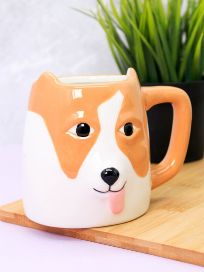 Кружка керамическая «Dog with ears»