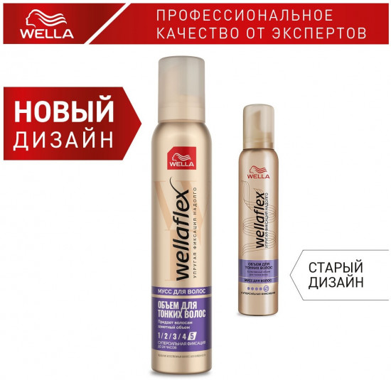 Мусс для волос суперсильной фиксации «Объем для тонких волос»