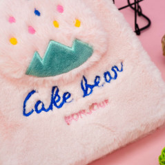 Блокнот плюшевый «Cake bear» - Фото 1