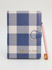 Блокнот «Life is a joy plaid» - Фото 1