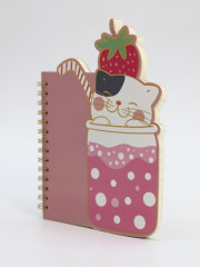 Блокнот на спирали «Kitten cocktail strawberry» - Фото 4