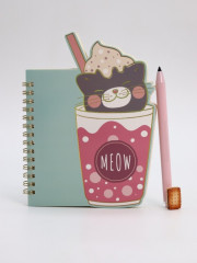Блокнот на спирали «Kitten cocktail ice cream» - Фото 1