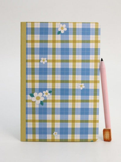 Блокнот «Plaid flowers»