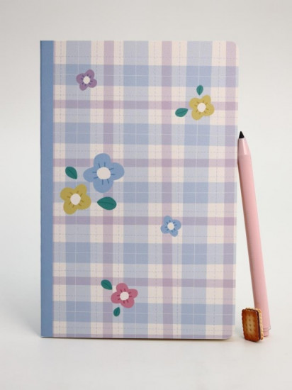 Блокнот «Plaid flowers»