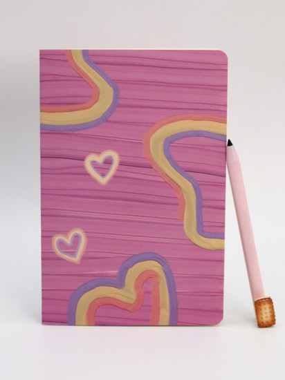 Блокнот «Love writings abstraction»