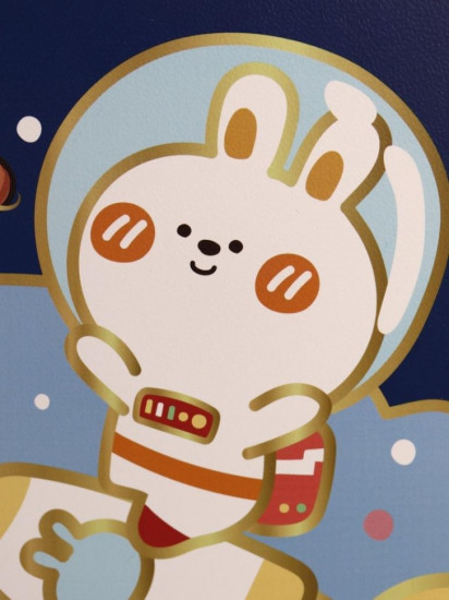 Блокнот «Hare astronaut»