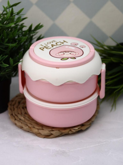 Ланчбокс «Circle i love Peach»
