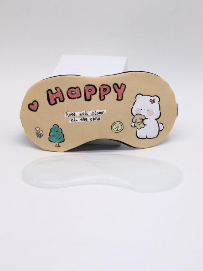 Маска для сна гелевая «Happy travel»