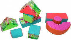 Конструктор мягконабивной «Домики» - Фото 1