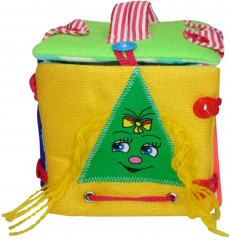 Игрушка мягконабивная «Куб-сумка» - Фото 2