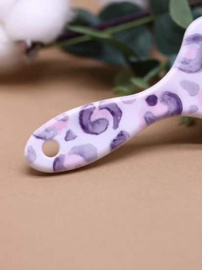 Расческа «Gray leopard print»