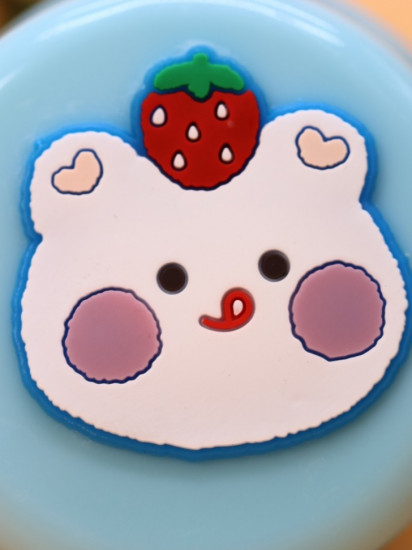 Расческа раскладная с зеркалом  «Strawberry bear folding»