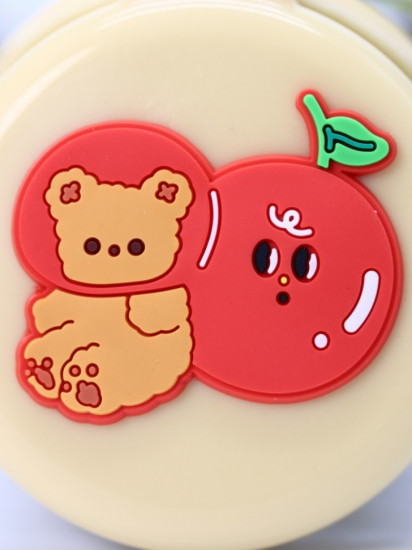 Расческа раскладная с зеркалом  «Cherry bear folding»
