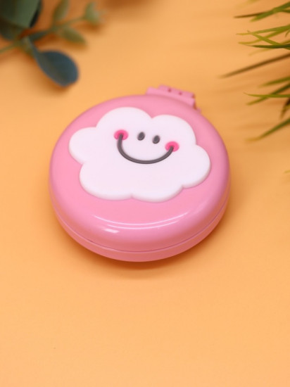 Расческа раскладная с зеркалом  «Smiling cloud folding»