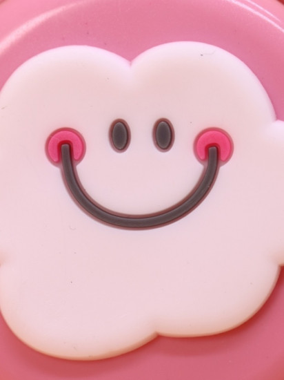 Расческа раскладная с зеркалом  «Smiling cloud folding»