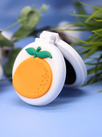 Расческа раскладная с зеркалом  «Summer orange folding»