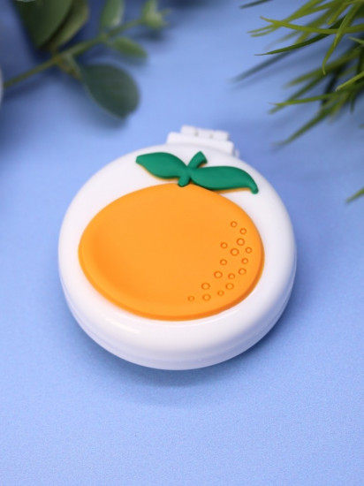 Расческа раскладная с зеркалом  «Summer orange folding»