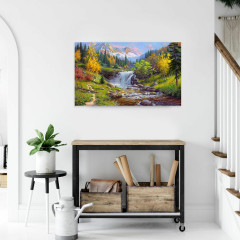 Алмазная мозаика «Горный ручей» - Фото 9