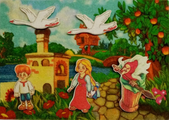 Игра развивающая «Гуси-лебеди»