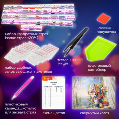 Алмазная мозаика «Букет с гладиолусами» - Фото 3