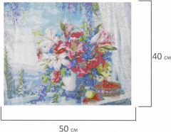 Алмазная мозаика «Букет с гладиолусами» - Фото 11