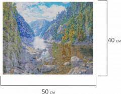 Алмазная мозаика «Горная речка» - Фото 11