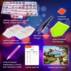 Алмазная мозаика «Город у моря» - Фото 5