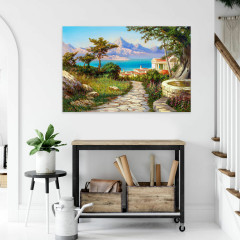 Алмазная мозаика «Город у моря» - Фото 10