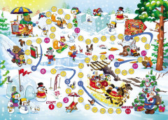 Игра-бродилка настольная «Приключения снеговиков в лесу» - Фото 2