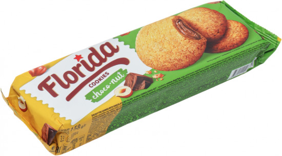 Печенье с шоколадно-ореховым вкусом «Florida cookies»